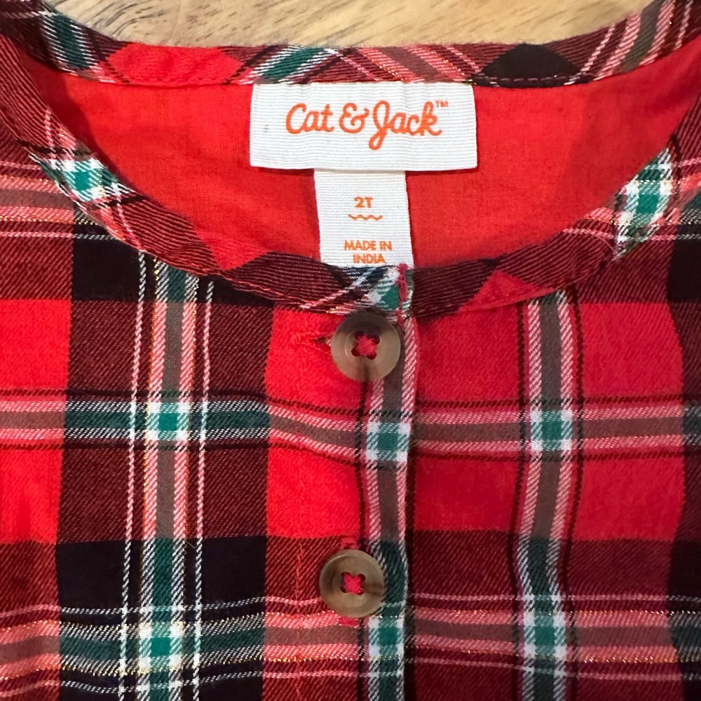 Cat & Jack Plaid Dress | 2T